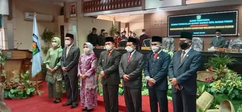 DPRD Sungai Penuh Gelar Paripurna Istimewa Serah Terima Jabatan Walikota Sungai Penuh