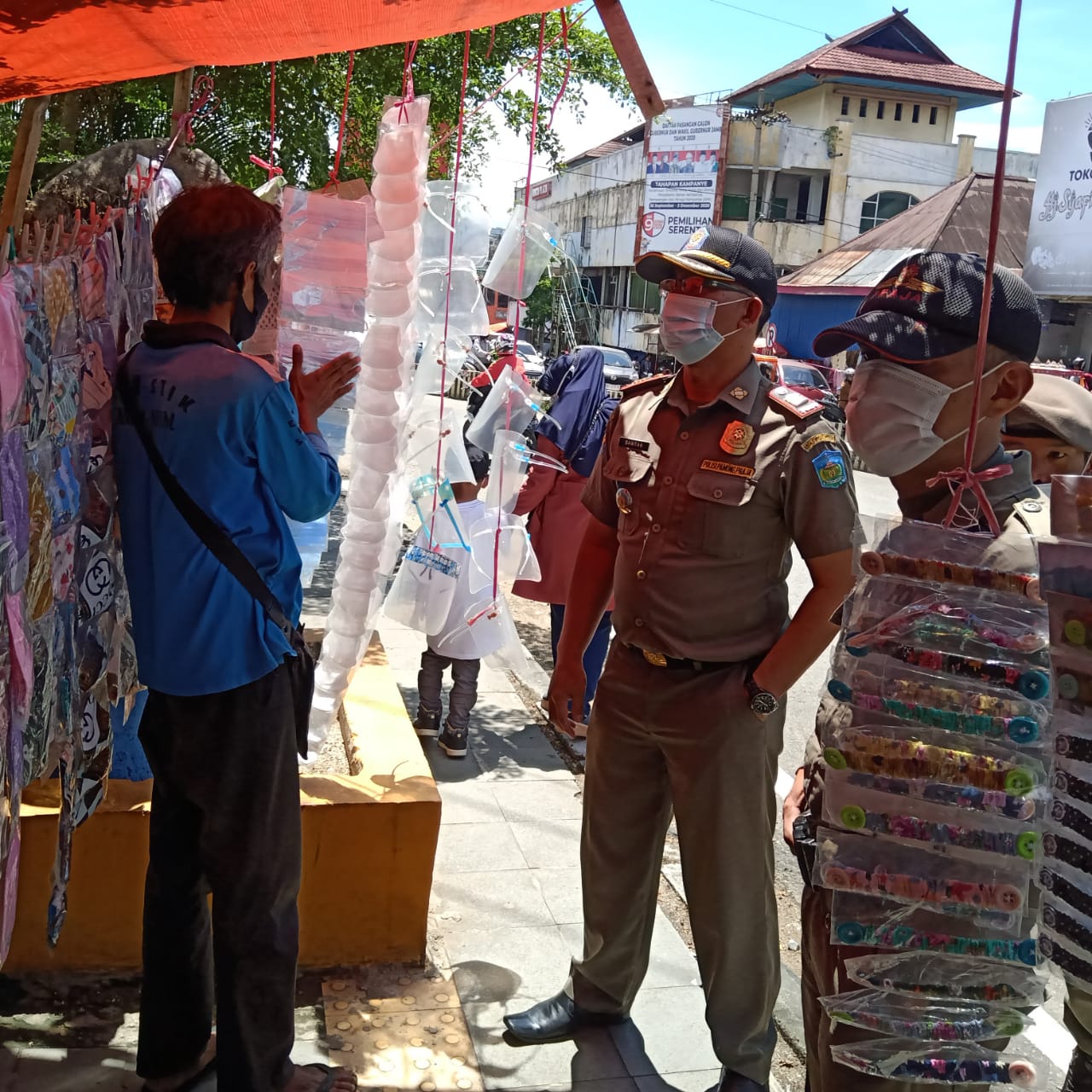 Satpol PP kota sungai penuh Sosialisasi Ketertiban PKL 