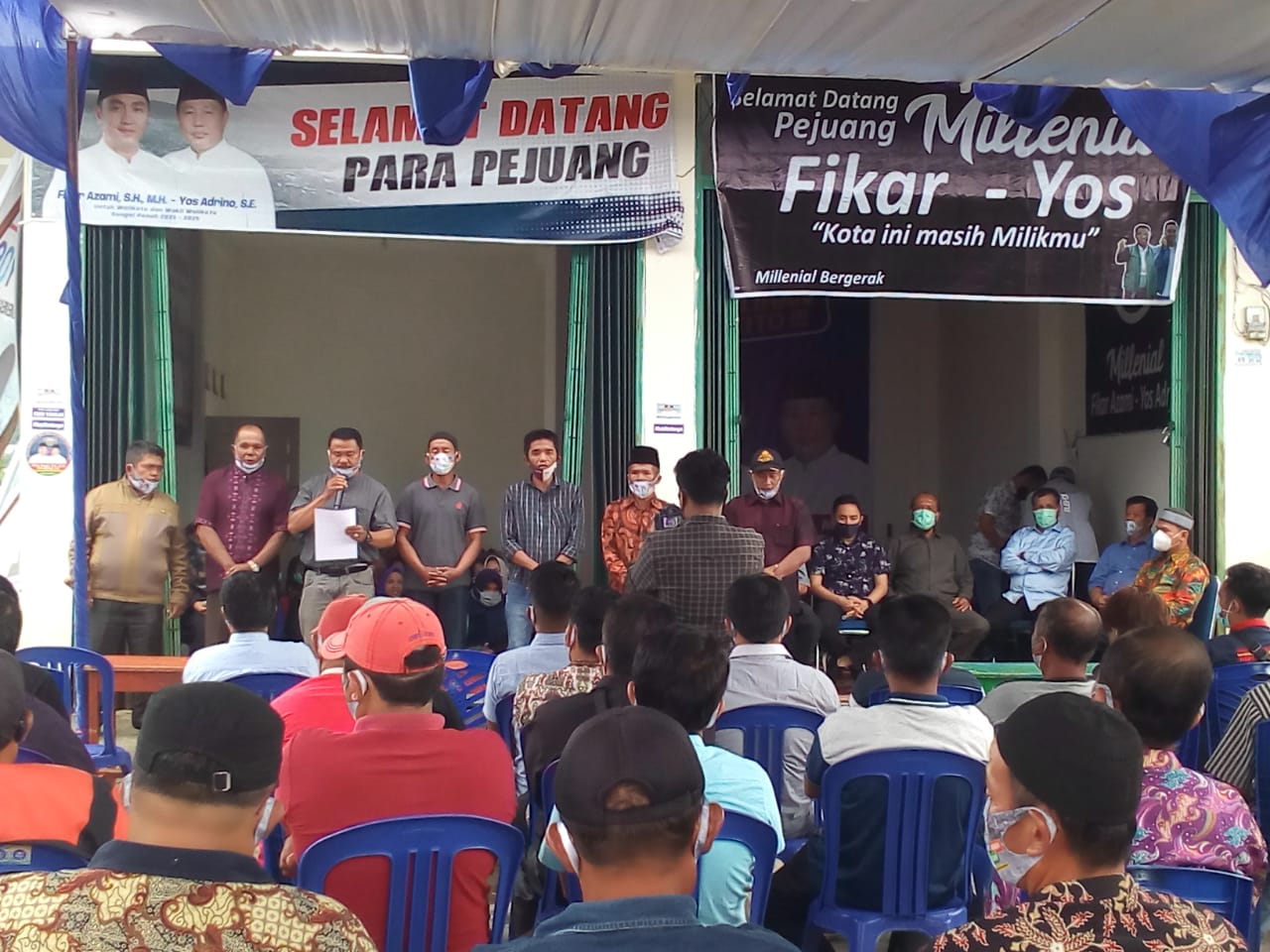 9 Desa kecamatan Pesisir Bukit SIAP menangkan Fikar Yos Adrino
