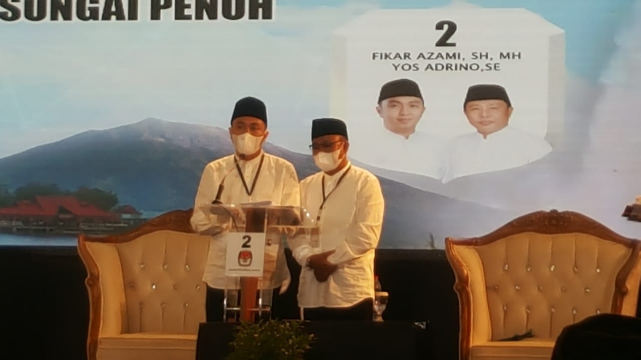 Terukur dan Konkrit, Ini Visi dan Misi Serta Program Prioritas Fikar-Yos untuk Kota Sungai Penuh 