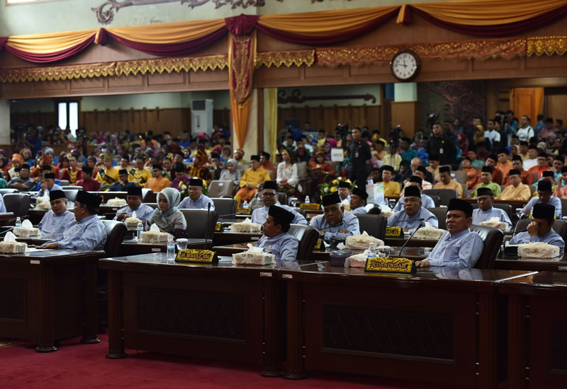 Rapat Paripurna Istimewa DPRD Provinsi Jambi dalam rangka HUT Provinsi Jambi Ke-61.