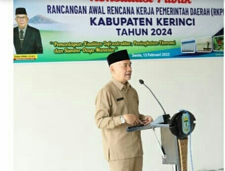 Pemkab Kerinci Laksanakan Konsultasi Publik Rancangan Awal RKPD