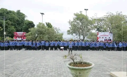 Pemkot Sungai Penuh Gelar Upacara Peringati Hari OTDA Dan Hardiknas Tahun 2023