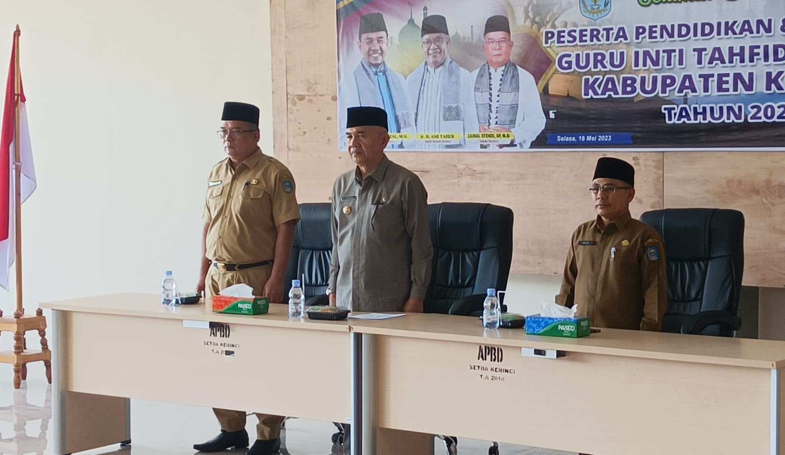 Bupati Kerinci Buka Pelatihan Guru Inti Tahfidz Qur'an Kabupaten Kerinci 