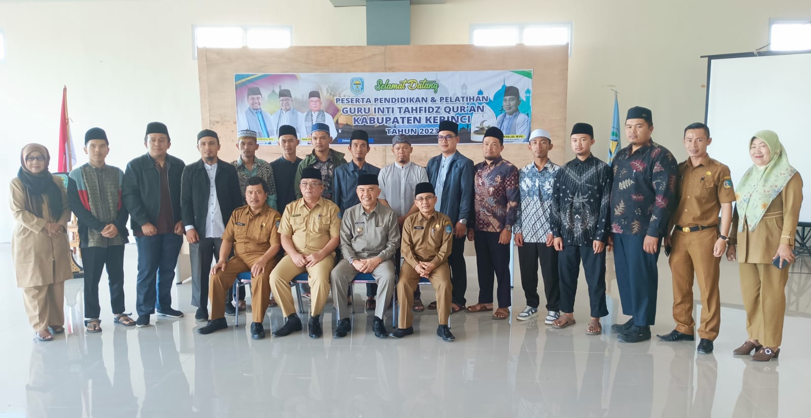 Bupati Kerinci Buka Pelatihan Guru Inti Tahfidz Qur'an Kabupaten Kerinci 