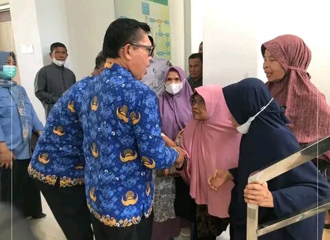 Pemkot Sungai Penuh Pantau Vaksinasi Meningitis Kepada Jemaah Calon Haji
