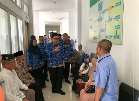 Pemkot Sungai Penuh Pantau Vaksinasi Meningitis Kepada Jemaah Calon Haji