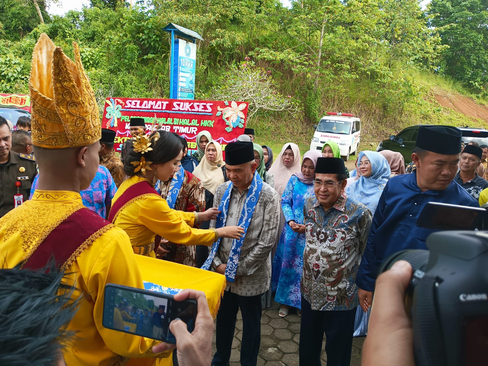 Bupati Kerinci Adirozal Hadiri Halal Bihalal HKK Tanjung Jabung Timur
