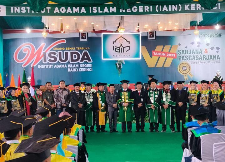IAIN Kerinci Rapat Senat Terbuka Wisuda, Sebayak 691Mahasiswa Diwisuda