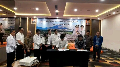 Pemkab Kerinci Adakan Kesepakatan MoU Dengan PT EDC 