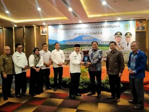 Pemkab Kerinci Adakan Kesepakatan MoU Dengan PT EDC 