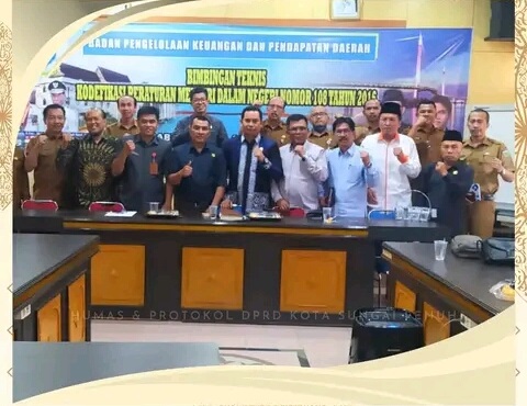 Badan Anggaran  DPRD Kota Sungai Penuh Audiensi ke BPKPD Provinsi Jambi