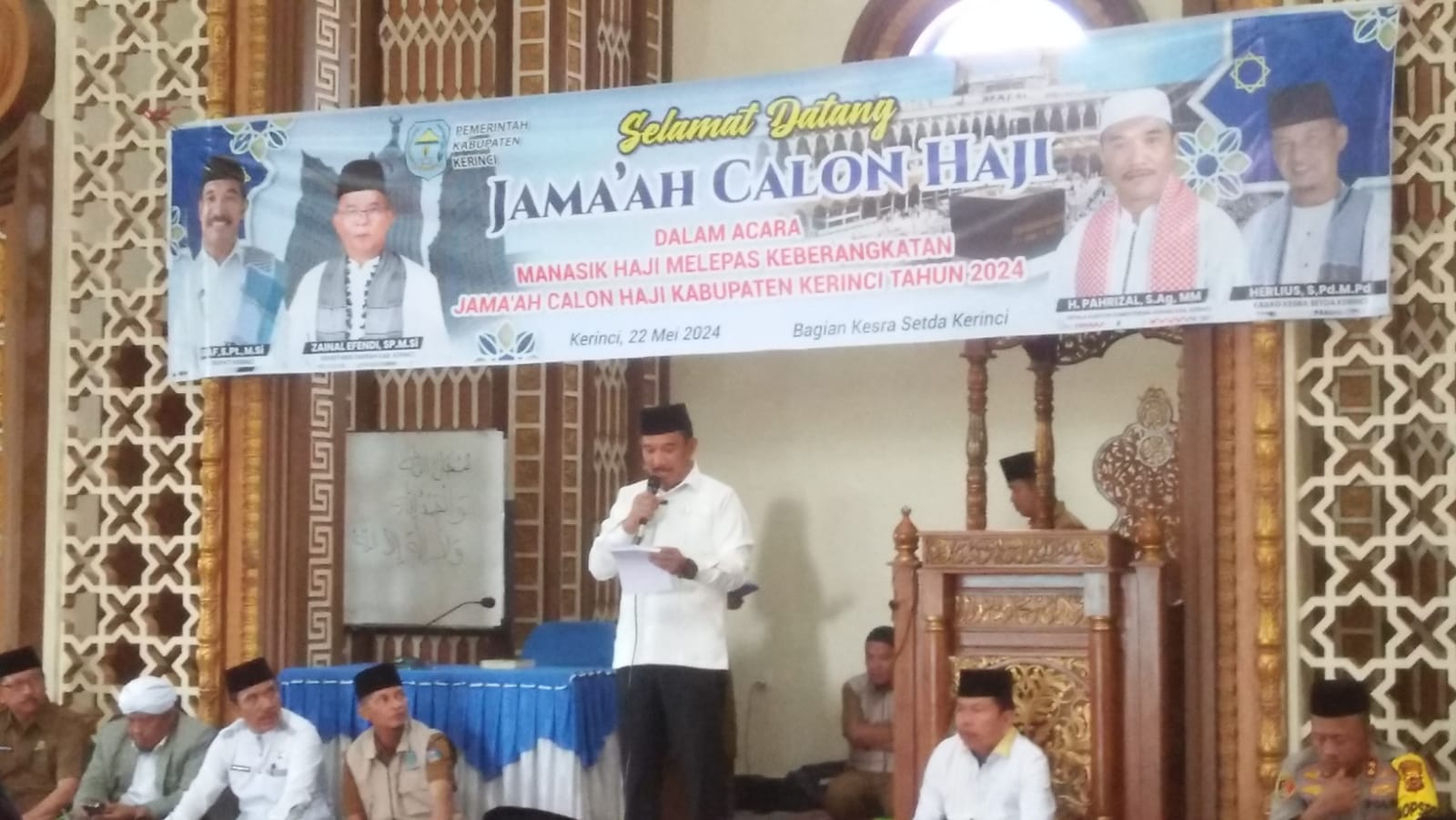 Pj Bupati Kerinci Lepas 275 Jemaah Calon Haji Kloter 24 Gelombang 2