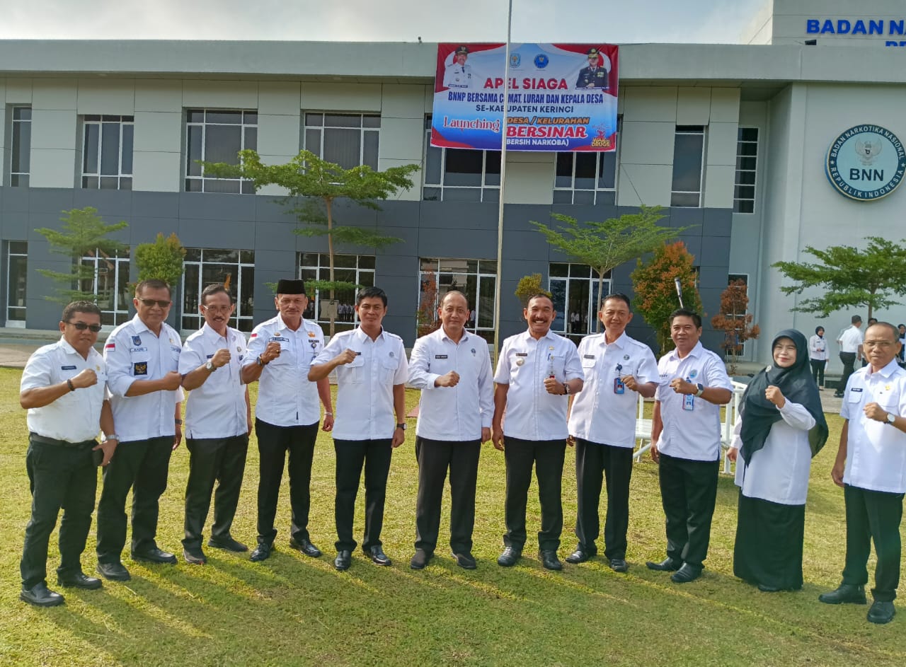 Apel Siaga Bersama BNN Jambi, Pj Bupati Asraf : Inovasi Baru Wujudkan Desa Bersinar