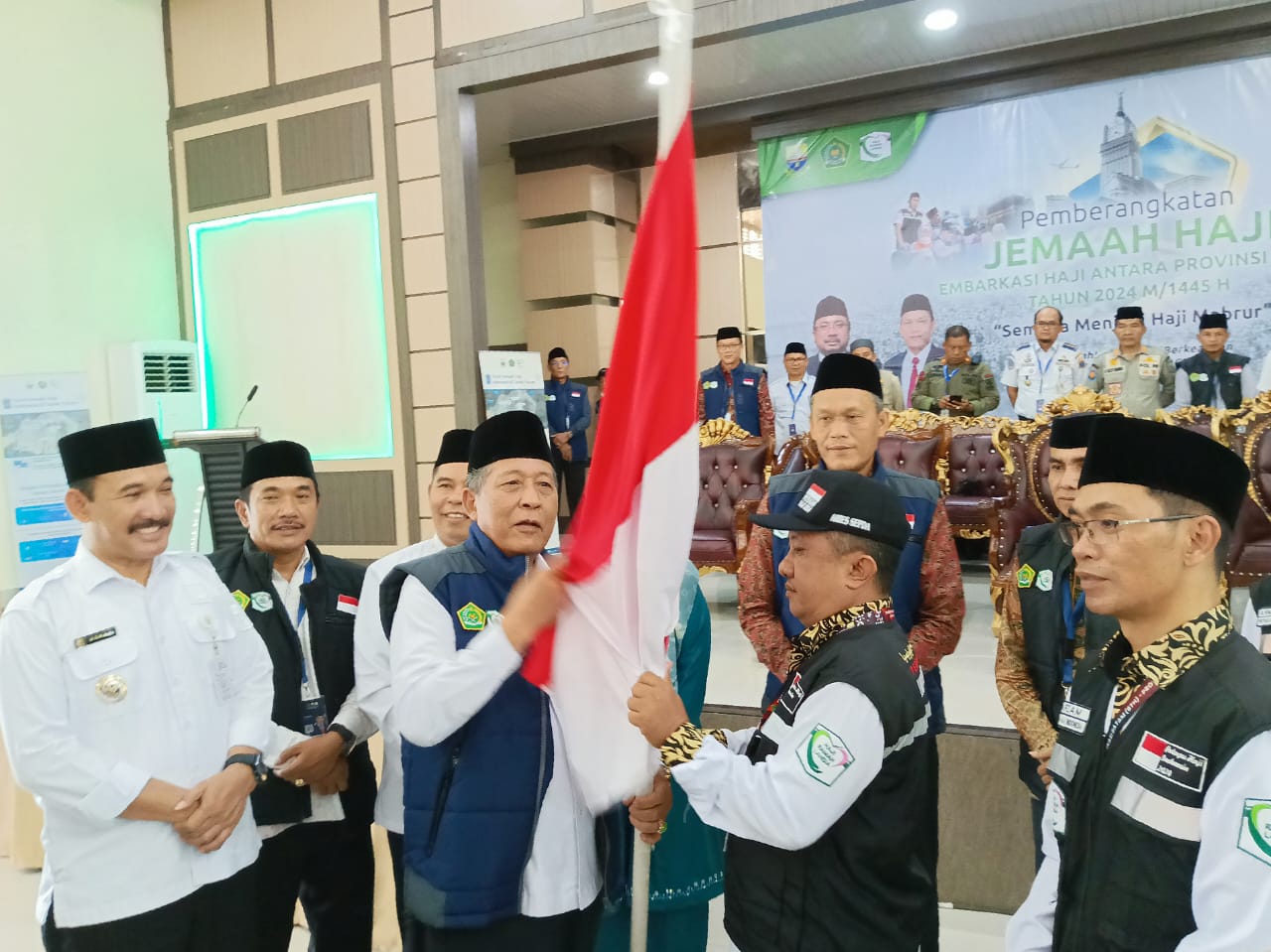 Pelepasan Jemaah Calon Haji Provinsi Jambi Tahun 2024,Ini Pesan Pj. Bupati Kerinci Asraf 