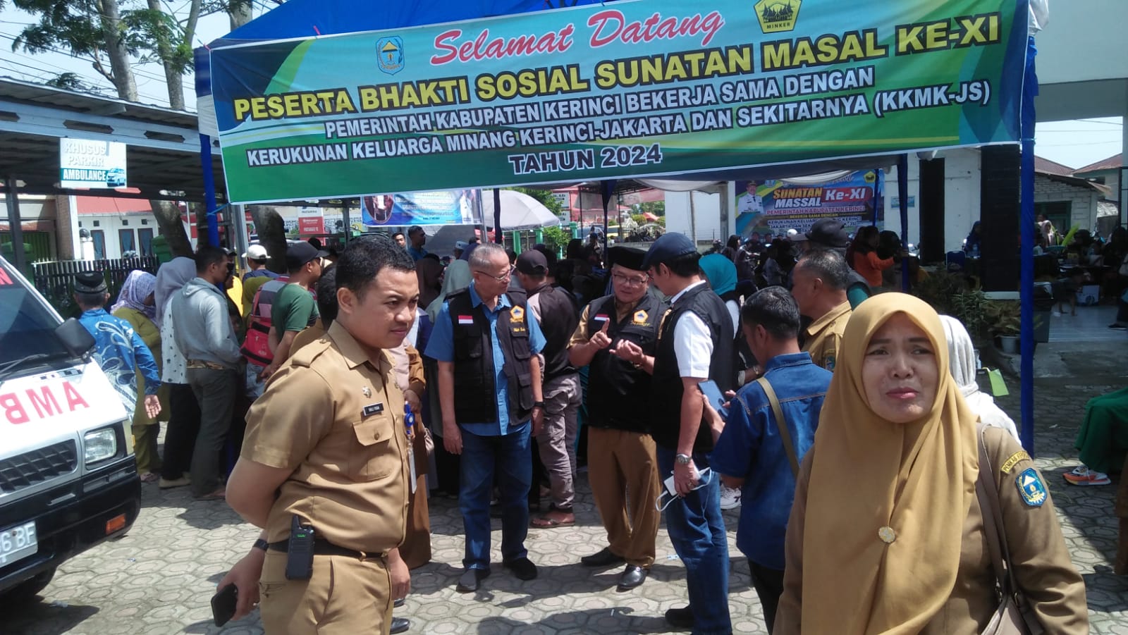 Sekda Kerinci Hadiri Bhakti Sosial Sunatan Massal ke-XI Tahun 2024