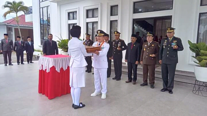 Dandim 0417/Kerinci Ikuti Upacara HUT Ke-79 Kemerdekaan Republik Indonesia