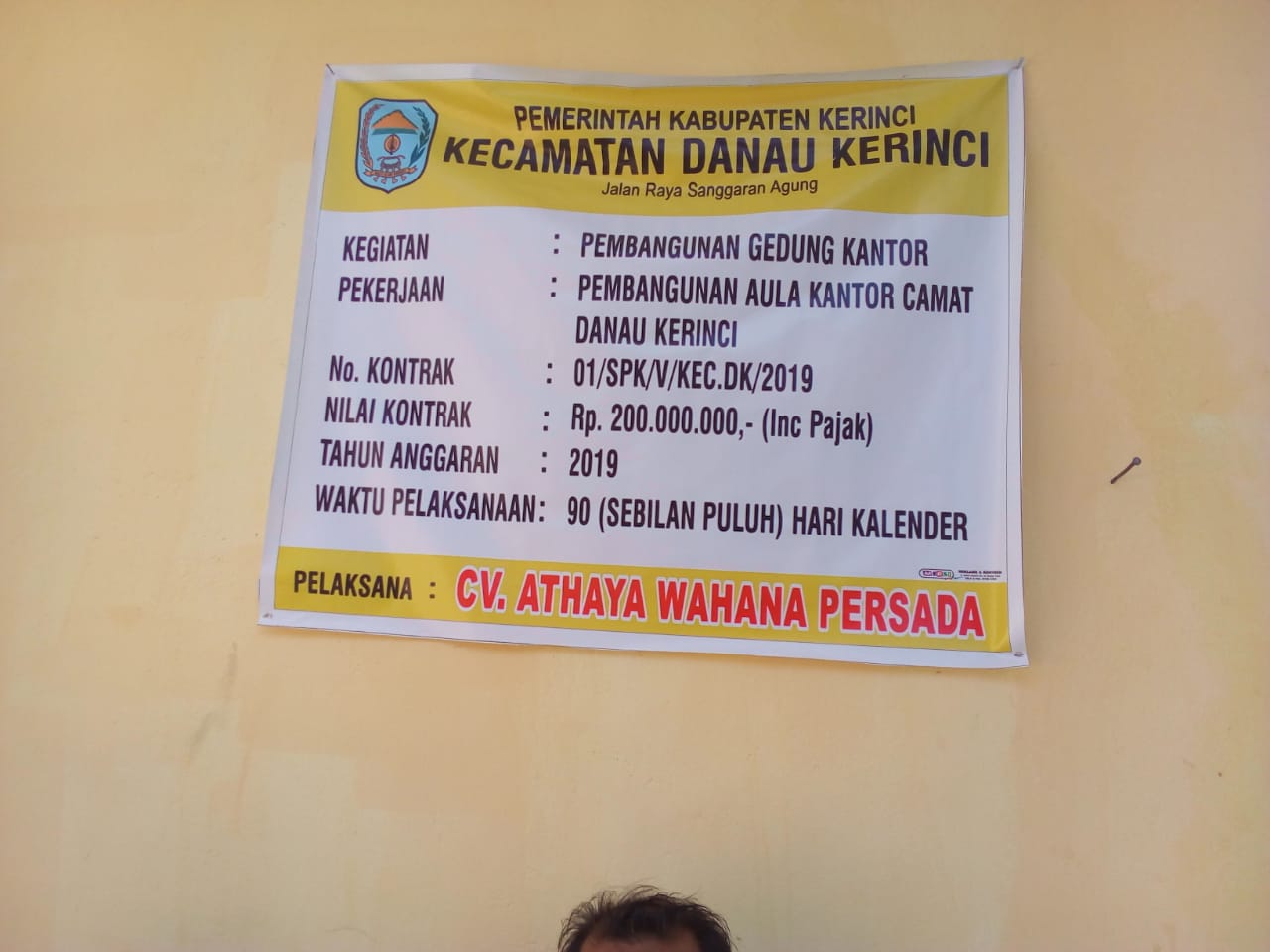 Para Camat Kerinci Diduga Bermain Proyek Di Belakang Layar 