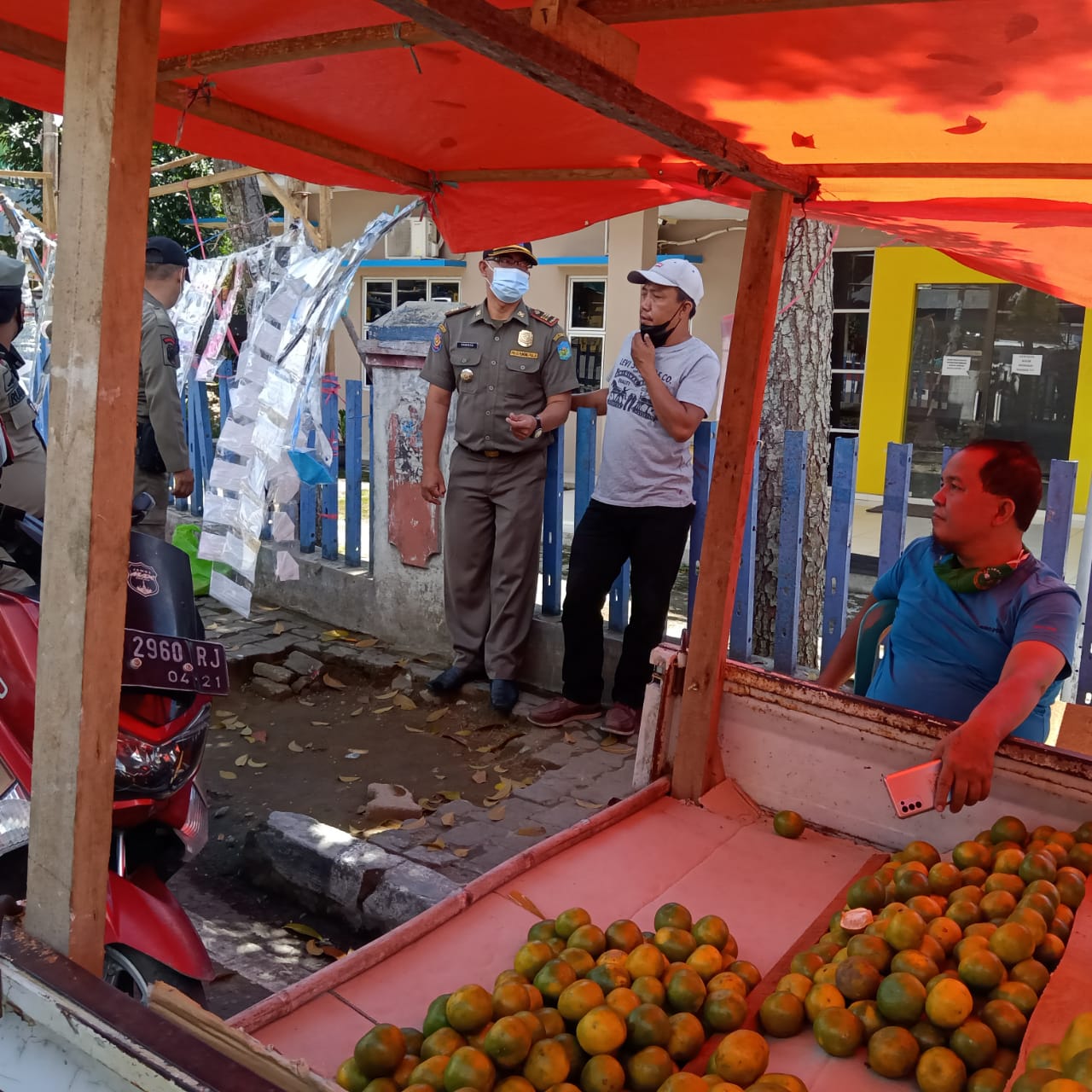 Satpol PP kota sungai penuh Sosialisasi Ketertiban PKL 
