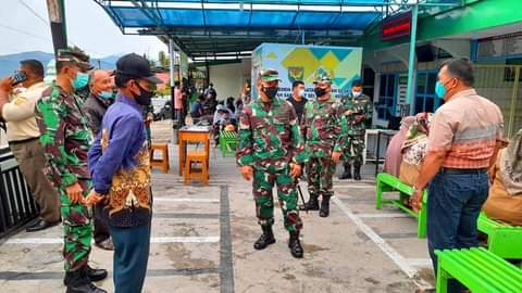 Kodim 0417/Kerinci Laksanakan Vaksinasi Covid -19
