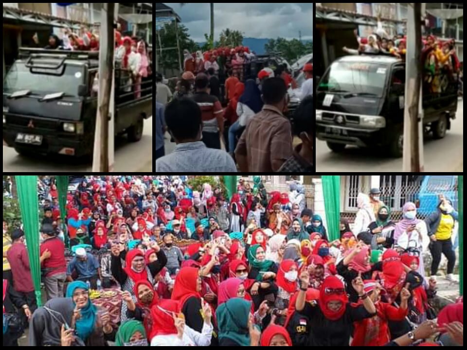 Ahmadi-Antos "Angkut" Massa Dari Luar Saat Kampanye