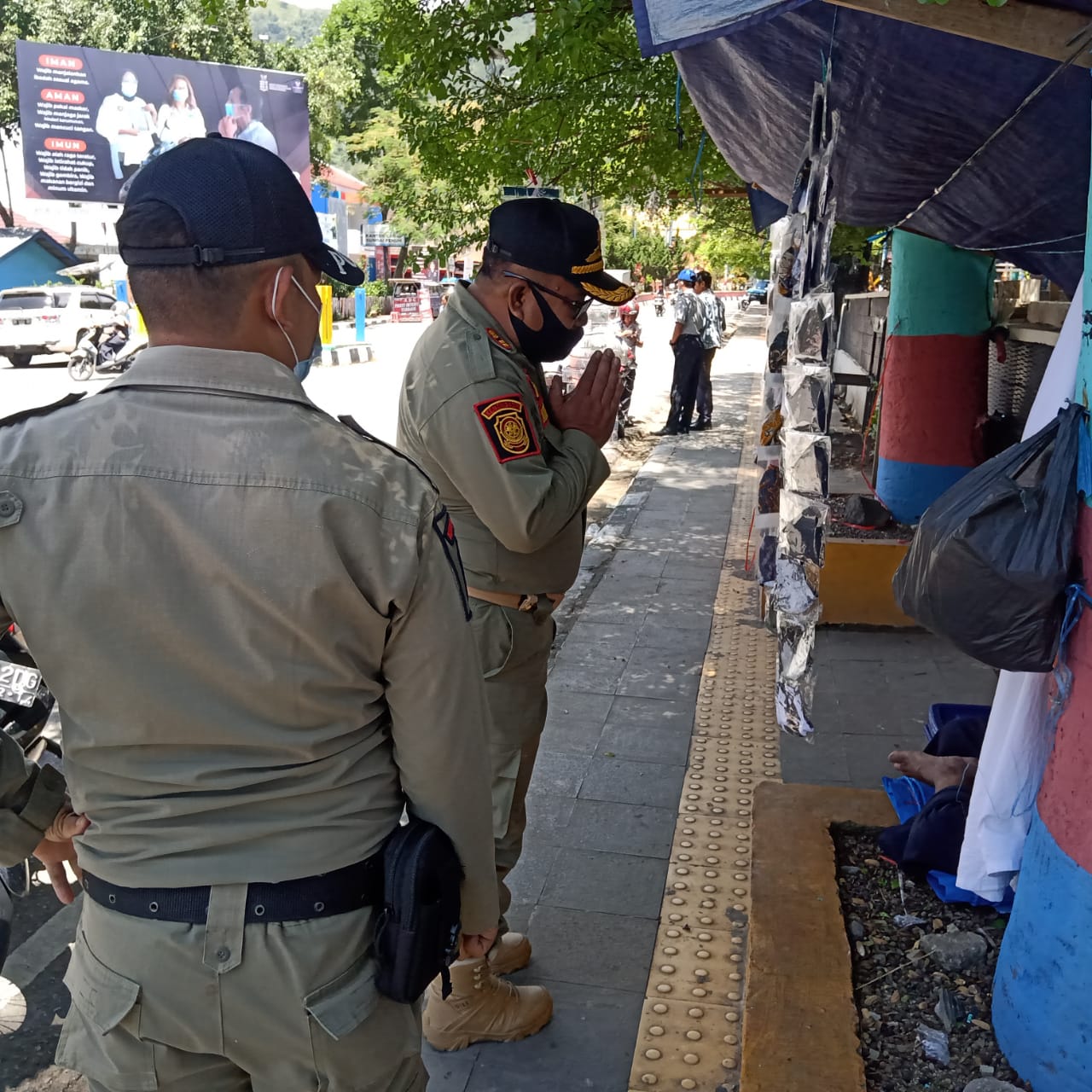 Satpol PP kota sungai penuh Sosialisasi Ketertiban PKL 