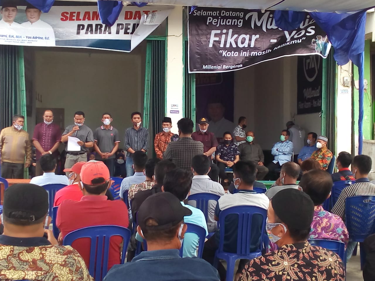 9 Desa kecamatan Pesisir Bukit SIAP menangkan Fikar Yos Adrino