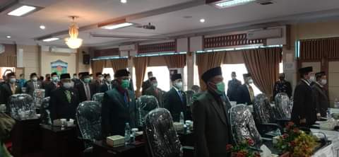 DPRD Sungai Penuh Gelar Paripurna Istimewa Serah Terima Jabatan Walikota Sungai Penuh
