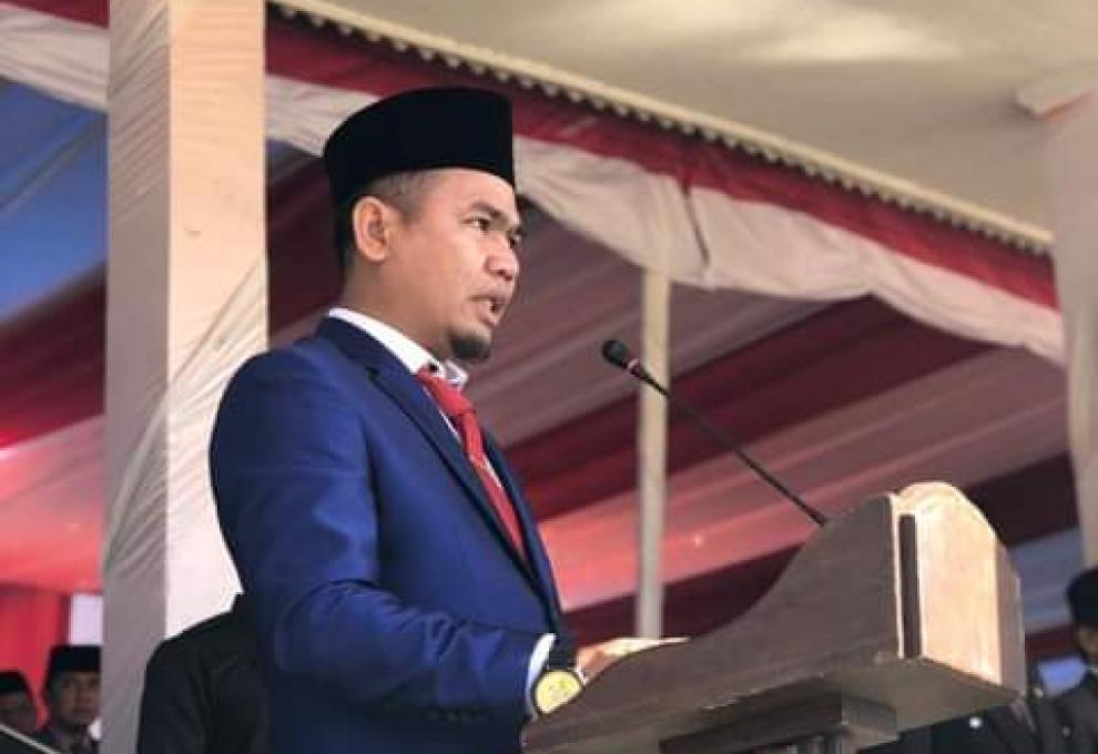 Ketua DPRD Kota Sungai Penuh Bacakan Teks Proklamasi