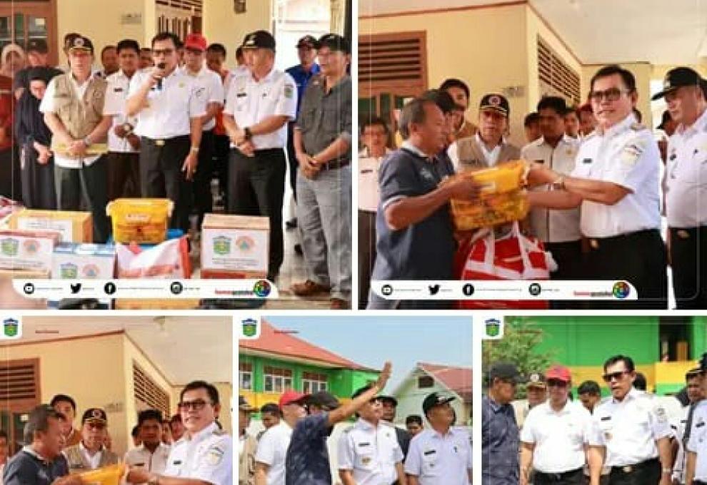 Wako Ahmadi Serahkan Bantuan Korban Kebakaran di Kelurahan Sungai Penuh