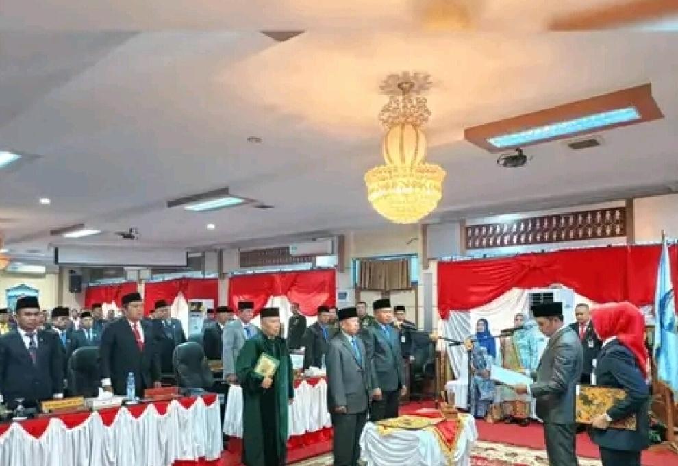 DPRD Sungai Penuh Paripurna PAW Dua Anggota Dewan Masa Jabatan 2019 -2024