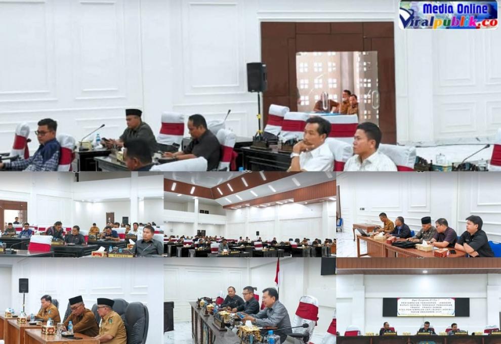 Wabup Murison Sampaikan Jawaban Atas Pandangan Fraksi DPRD Terhadap LKPJ 2025