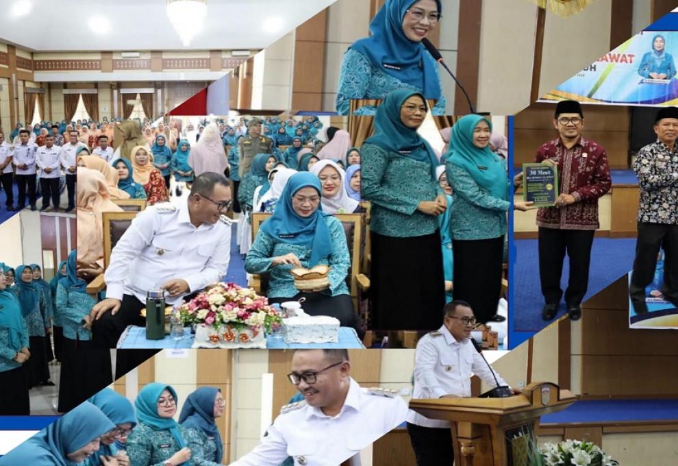 Wako Alfin Apresiasi Gerakan Jambi Bersholawat Saat Sambut TP PKK Provinsi