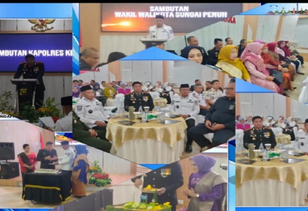 Syukuran Hari Bhayangkara ke-80, Wawako Azhar Hamzah Tegaskan Dukungan Penuh untuk Polres Kerinci