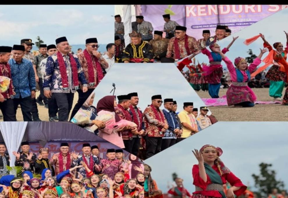 Ribuan Warga Padati Kenduri Sko Lima Desa Tanjung Pauh Mudik, Dihadiri Gubernur Jambi dan Bupati Kerinci