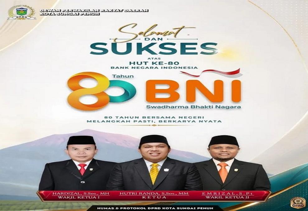 HUT BNI KE 80