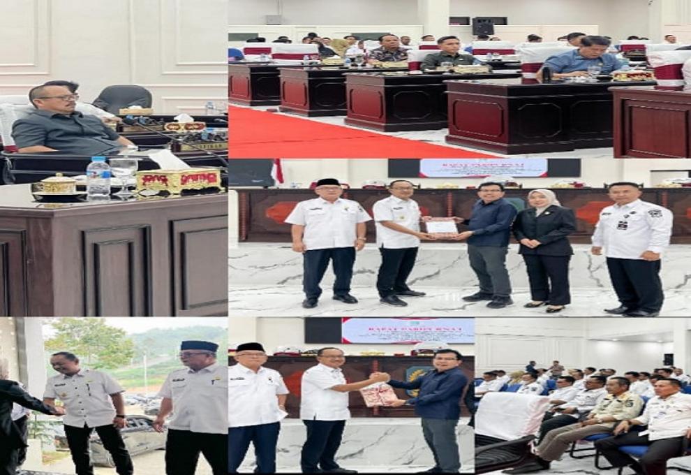 Wabub Murison Serahkan KUA-PPAS 2027 dan Tiga Ranperda Baru dalam Rapat Paripurna DPRD Kerinci
