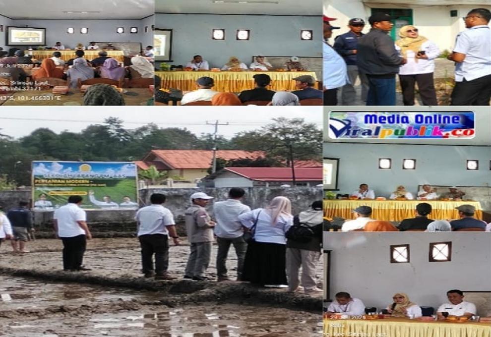 Tingkatkan Hasil Padi, Pemkab Kerinci dan BRMP Gelar Sekolah Lapang PM-AAS di Sitinjau Laut