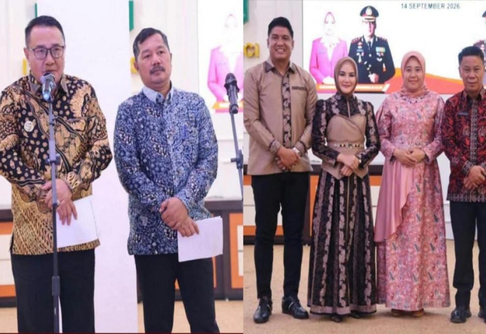Momen Lepas Sambut Kapolres Kerinci, Wako Alfin Ajak Jaga Keamanan Wilayah