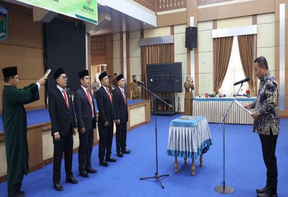 Lantik Pimpinan Baznas Periode 2026–2031, Wako Alfin Berharap Manfaat Zakat Dirasakan Lebih Luas 
