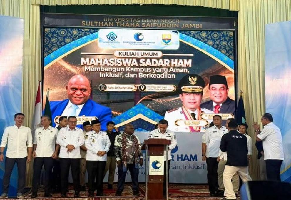 Sinergi Pusat-Daerah, Walikota Alfin Sepakati Kerja Sama Bidang HAM di Jambi