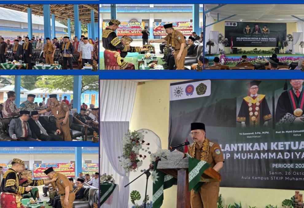  Hadiri Pelantikan Pimpinan STKIP, M Rasyid Berharap Kemajuan Pendidikan di Sungai Penuh dan Kerinci