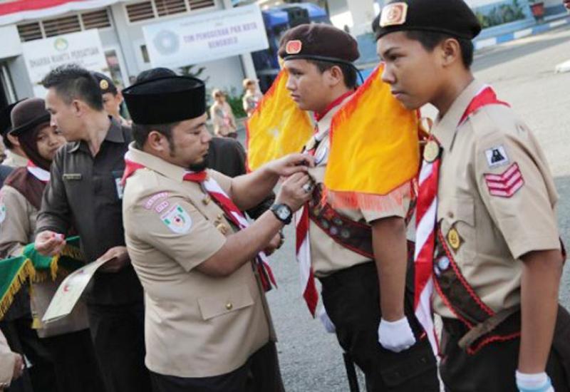 Apel besar peringatan Hari Pramuka ke 55 di halaman Kantor Walikota, Selasa (30/08/2016) Apel besar peringatan Hari Pramuka ke 55 di halaman Kantor Walikota, Selasa (30/08/2016)