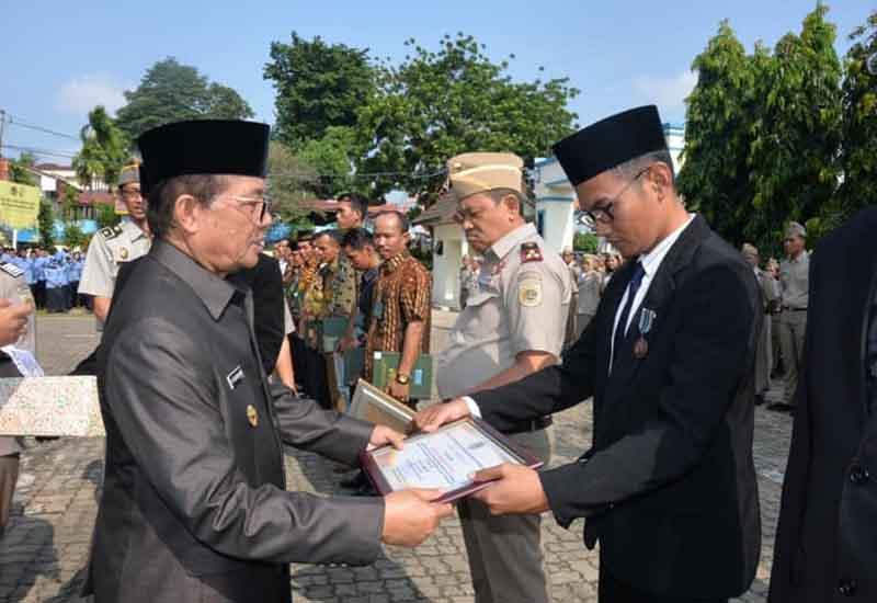 Peringatan Hari Agraria dan Tata Ruang Ke 58 Tahun 2018, bertempat di Kantor Wilayah Badan Pertanahan Nasional Provinsi Jambi.
