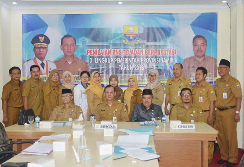 Penilaian Akhir ASN Teladan Berprestasi Lingkup Pemerintah Provinsi Jambi Tahun 2018.