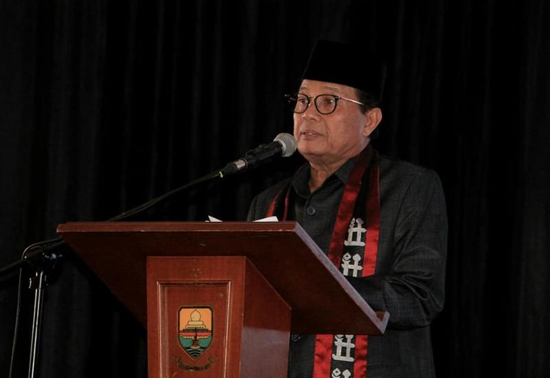 Sambutan Gubernur Jambi, Dr.Drs.H.Fachrori Umar,M.Hum saat membuka Musyawarah Perencanaan Pembangunan Rencana Kerja Pemerintah Daerah (Musrenbang RKPD) Provinsi Jambi Tahun 2020.
