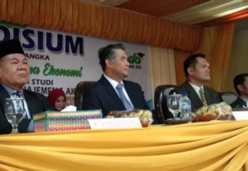 Fasha Hadiri Undangan  STIE Sakti Alam Kerinci