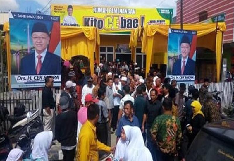 Masyarakat Tumpah Ruah Hadiri Peresmian HCE Famili Di Sungai Penuh