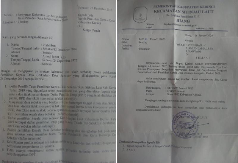 Kisruh Pilkades Desa Sebukar Ditindaklanjuti