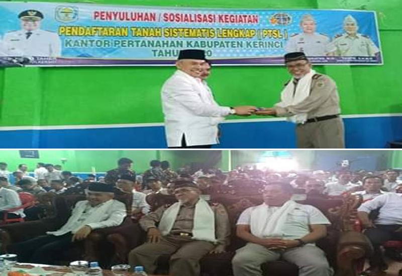 Bupati Adirozal Buka Penyuluhan dan Sosialisasi PTSL Tahun 2020